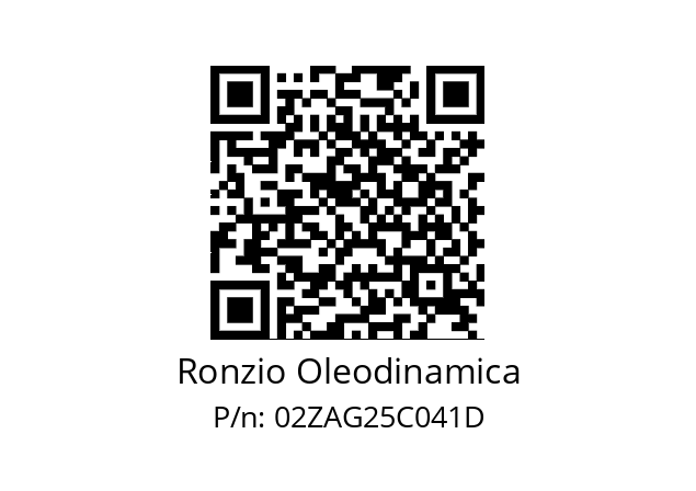   Ronzio Oleodinamica 02ZAG25C041D