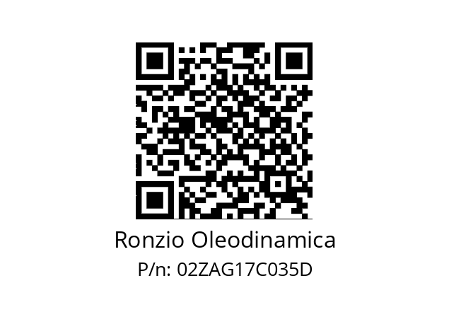   Ronzio Oleodinamica 02ZAG17C035D