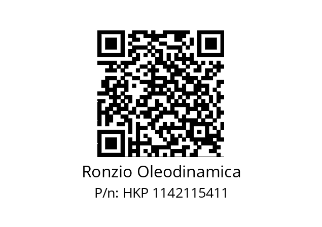   Ronzio Oleodinamica HKP 1142115411