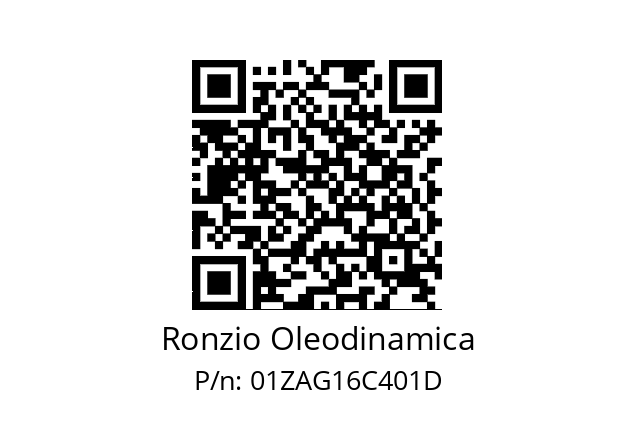   Ronzio Oleodinamica 01ZAG16C401D