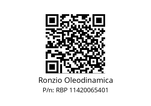   Ronzio Oleodinamica RBP 11420065401