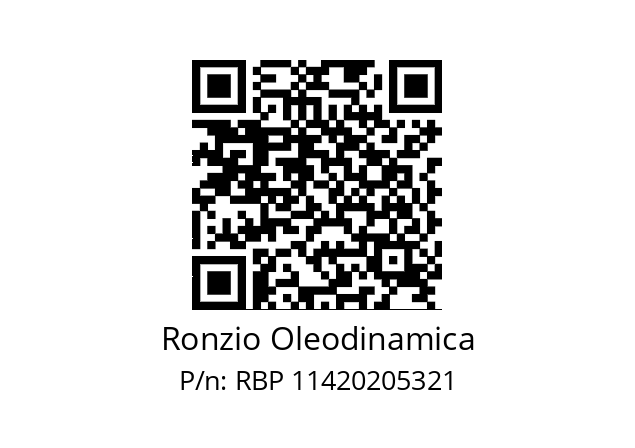   Ronzio Oleodinamica RBP 11420205321