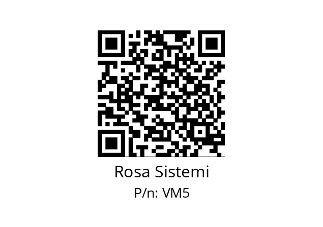   Rosa Sistemi VM5