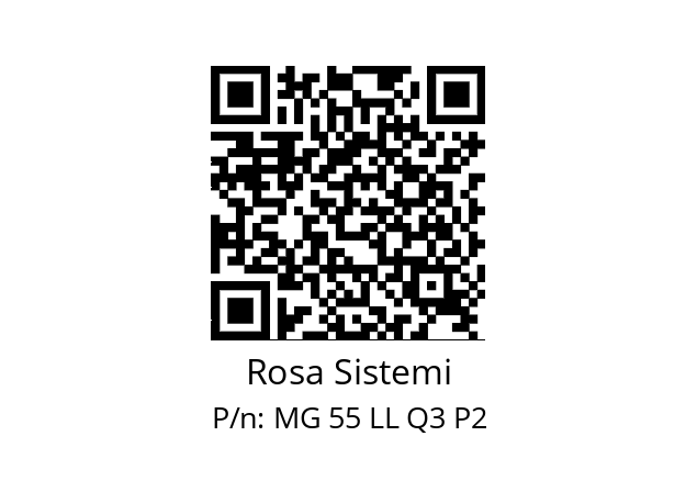   Rosa Sistemi MG 55 LL Q3 P2