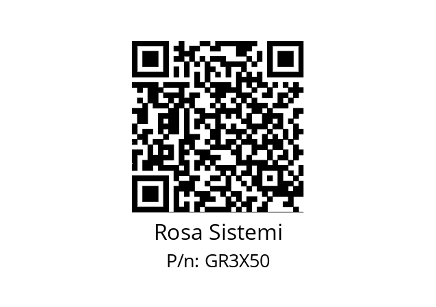   Rosa Sistemi GR3X50