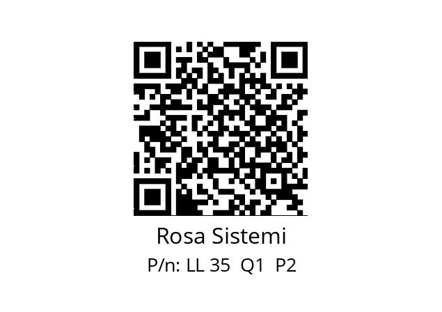   Rosa Sistemi LL 35  Q1  P2