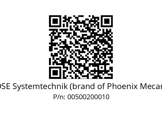   ROSE Systemtechnik (brand of Phoenix Mecano) 00500200010