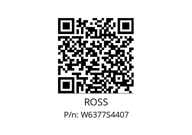   ROSS W6377S4407