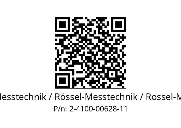   ROESSEL-Messtechnik / Rössel-Messtechnik / Rossel-Messtechnik 2-4100-00628-11