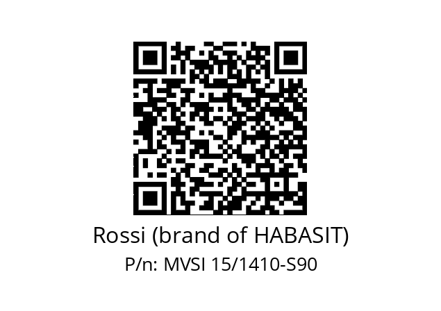   Rossi (brand of HABASIT) MVSI 15/1410-S90