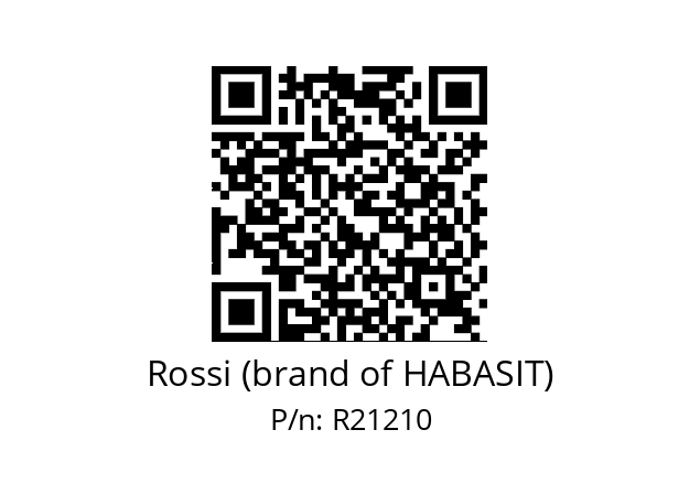   Rossi (brand of HABASIT) R21210