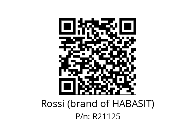   Rossi (brand of HABASIT) R21125