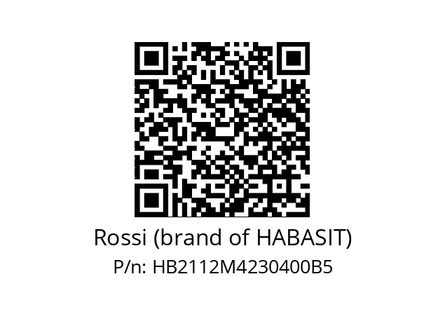   Rossi (brand of HABASIT) HB2112M4230400B5