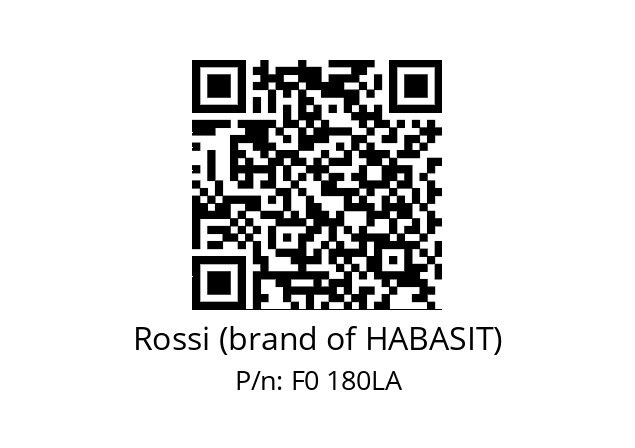   Rossi (brand of HABASIT) F0 180LA