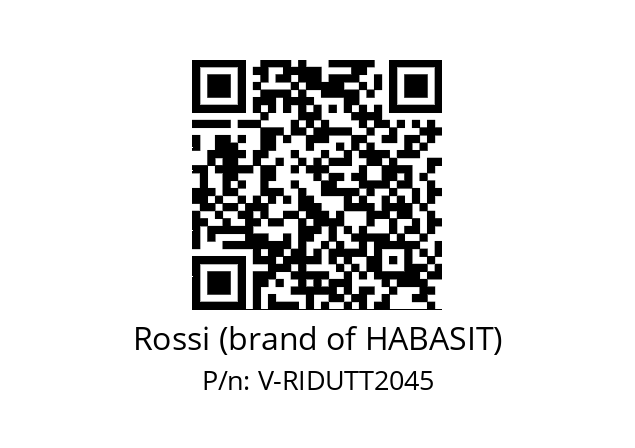   Rossi (brand of HABASIT) V-RIDUTT2045