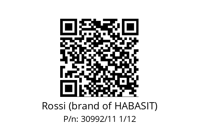   Rossi (brand of HABASIT) 30992/11 1/12