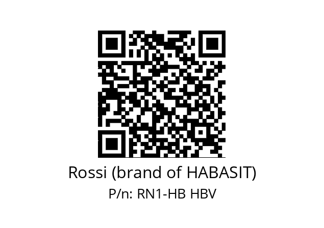   Rossi (brand of HABASIT) RN1-HB HBV