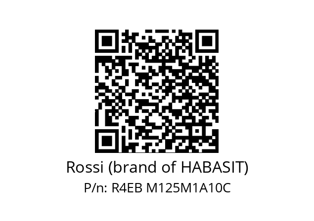   Rossi (brand of HABASIT) R4EB M125M1A10C