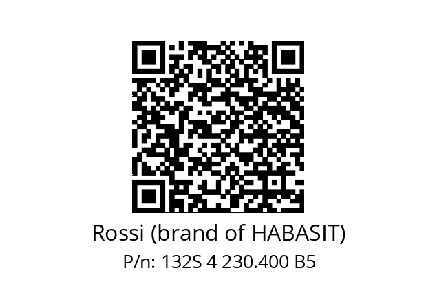   Rossi (brand of HABASIT) 132S 4 230.400 B5