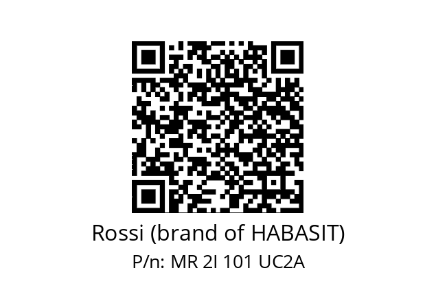   Rossi (brand of HABASIT) MR 2I 101 UC2A