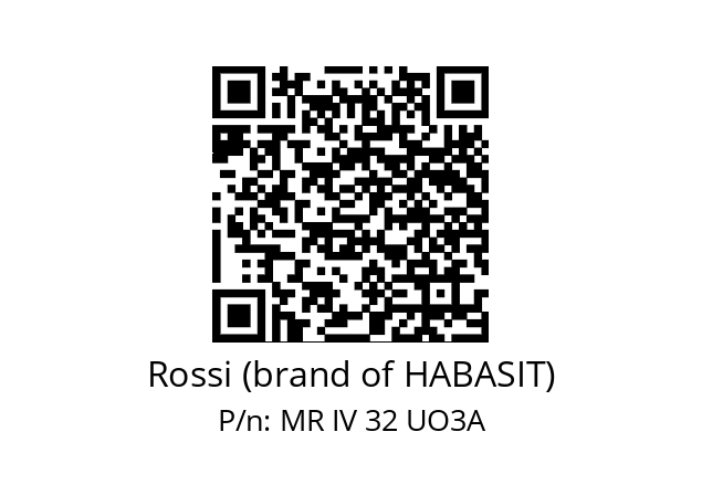   Rossi (brand of HABASIT) MR IV 32 UO3A