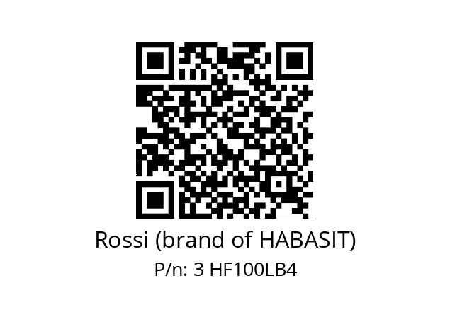   Rossi (brand of HABASIT) 3 HF100LB4