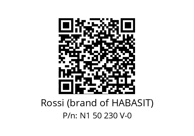   Rossi (brand of HABASIT) N1 50 230 V-0