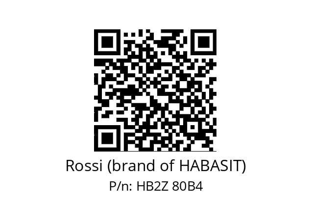   Rossi (brand of HABASIT) HB2Z 80B4