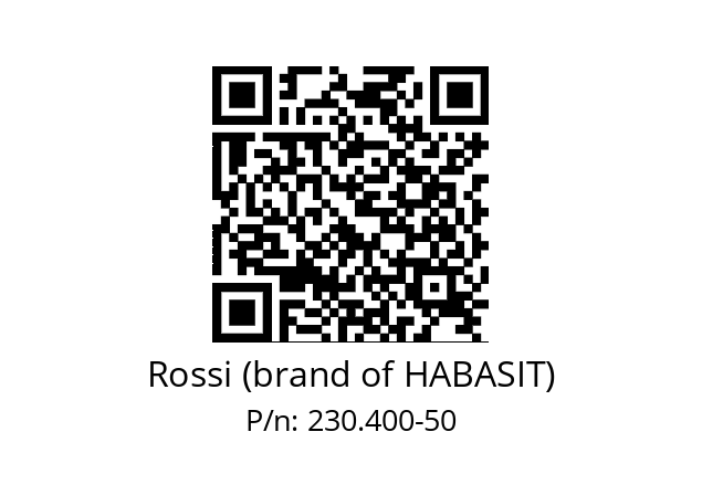   Rossi (brand of HABASIT) 230.400-50