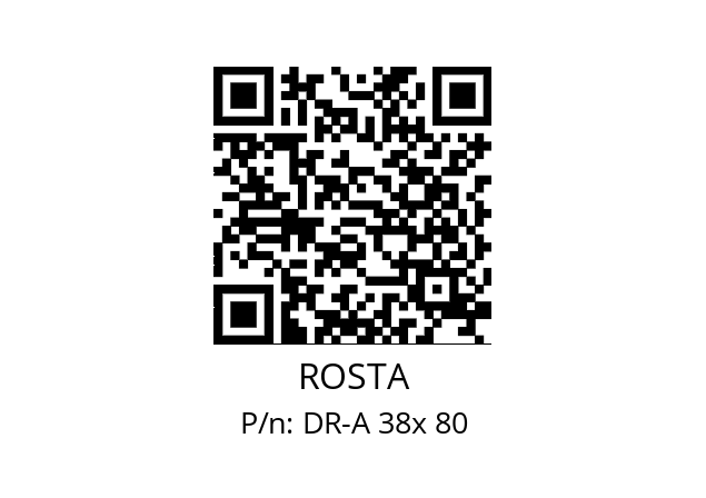   ROSTA DR-A 38x 80