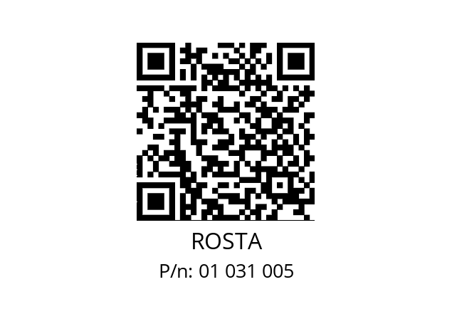   ROSTA 01 031 005