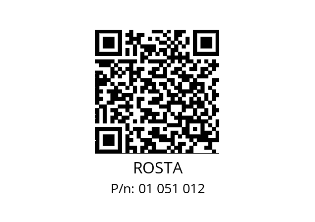   ROSTA 01 051 012