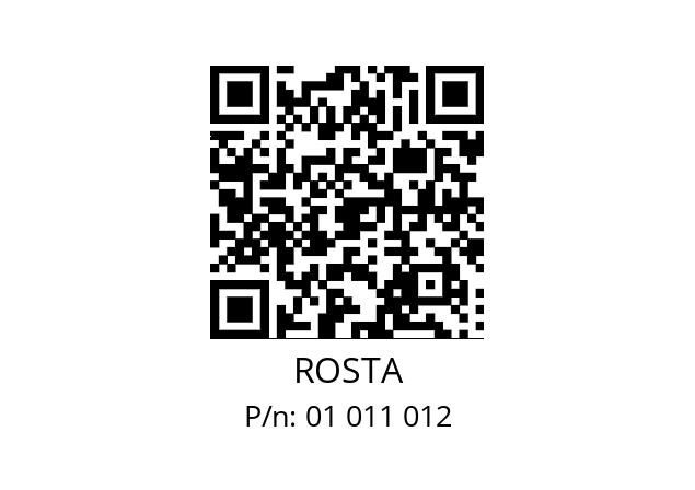   ROSTA 01 011 012