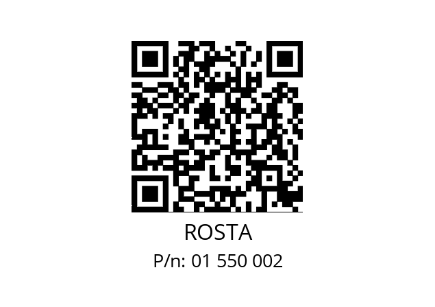   ROSTA 01 550 002