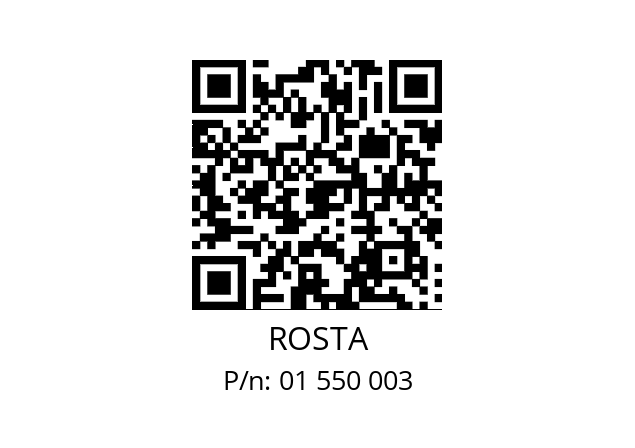   ROSTA 01 550 003