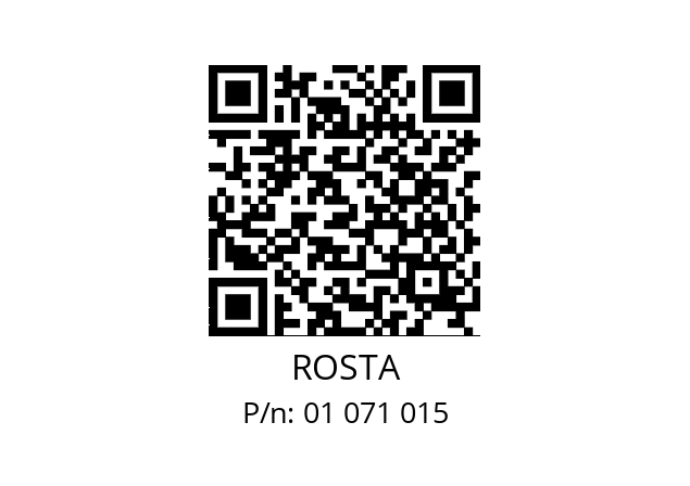   ROSTA 01 071 015