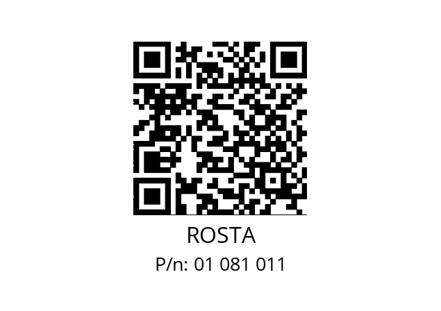   ROSTA 01 081 011