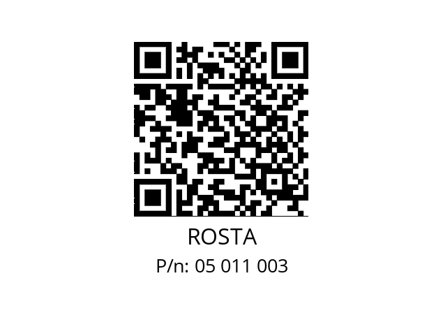   ROSTA 05 011 003