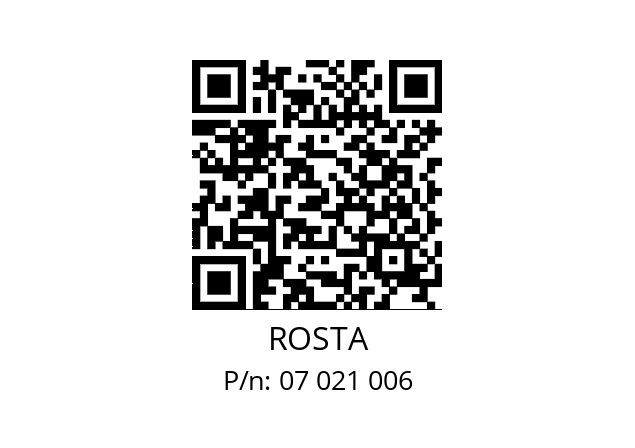   ROSTA 07 021 006