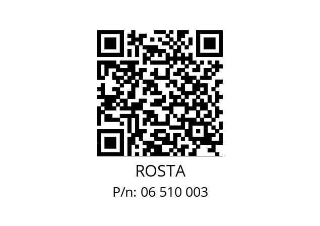   ROSTA 06 510 003