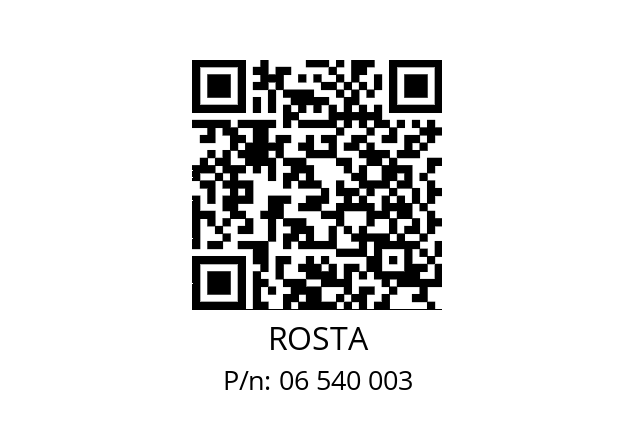   ROSTA 06 540 003