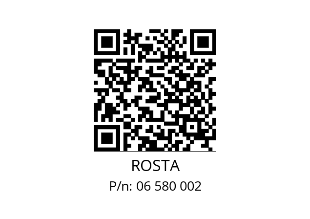   ROSTA 06 580 002