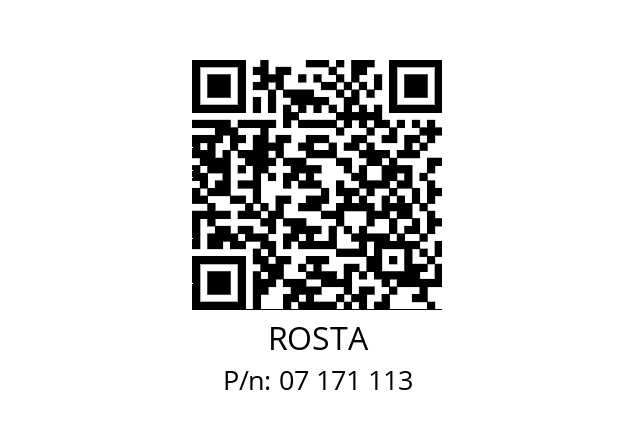   ROSTA 07 171 113