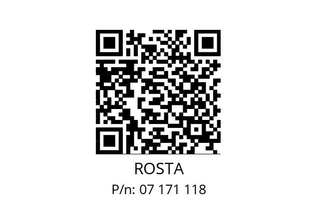   ROSTA 07 171 118