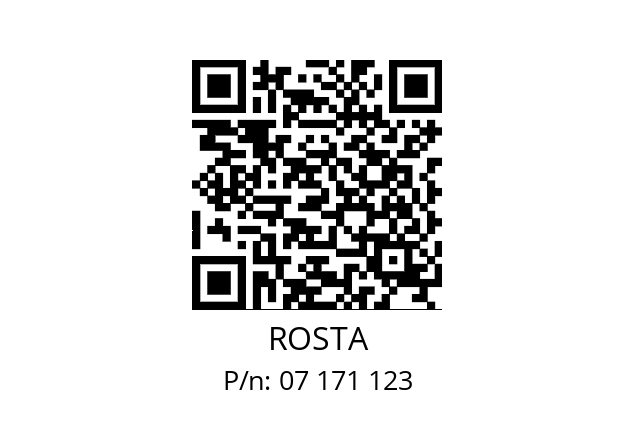   ROSTA 07 171 123