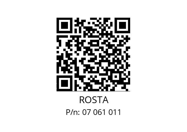   ROSTA 07 061 011