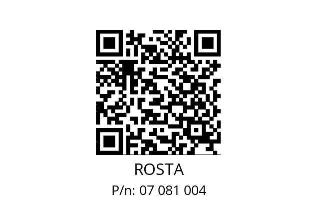   ROSTA 07 081 004