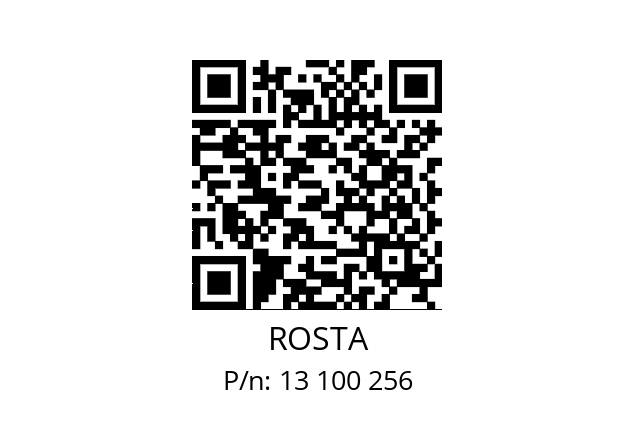   ROSTA 13 100 256