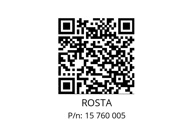   ROSTA 15 760 005