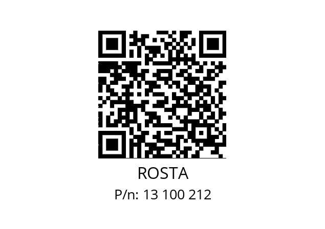   ROSTA 13 100 212